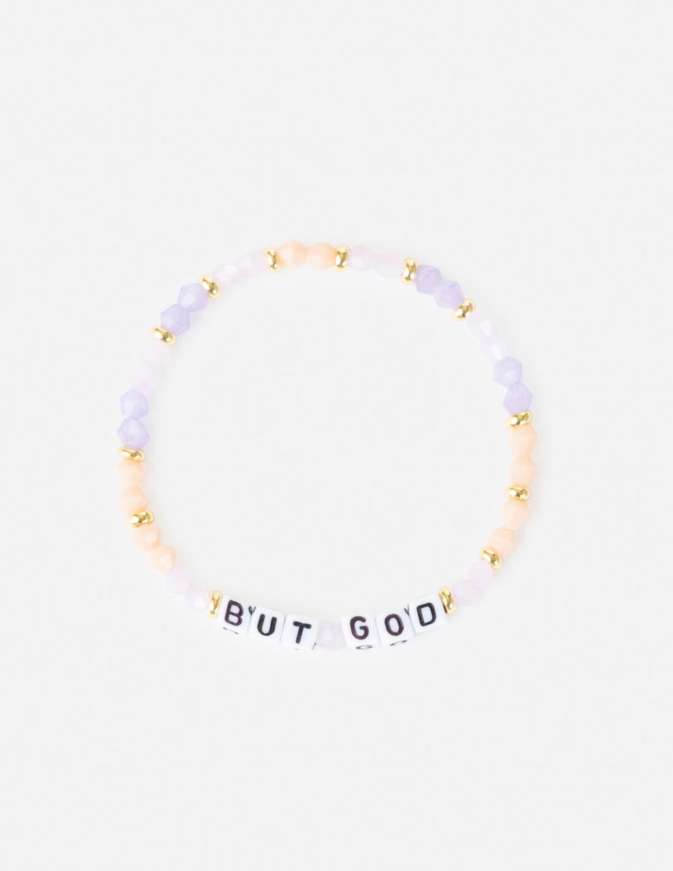 But God Letter Bracelet