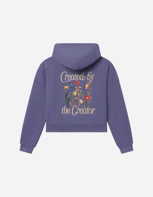Created by the Creator Plum Full-Zip Hoodie