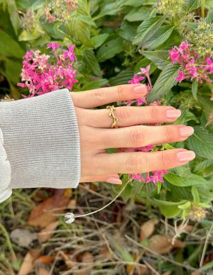 Dainty Olive Branch Ring