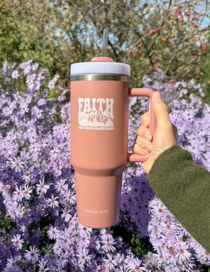 Faith Can Move Mountains 40 oz Tumbler