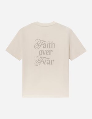 Faith Over Fear Taupe Unisex Tee