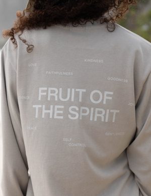 Fruit of the Spirit Grey LS Unisex Tee