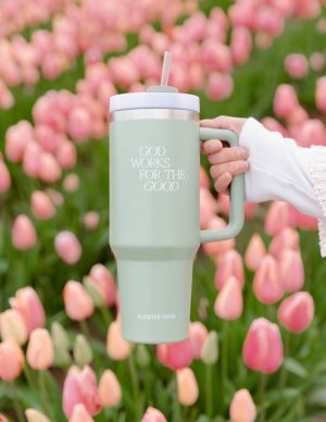 God Works for the Good 40 oz Tumbler