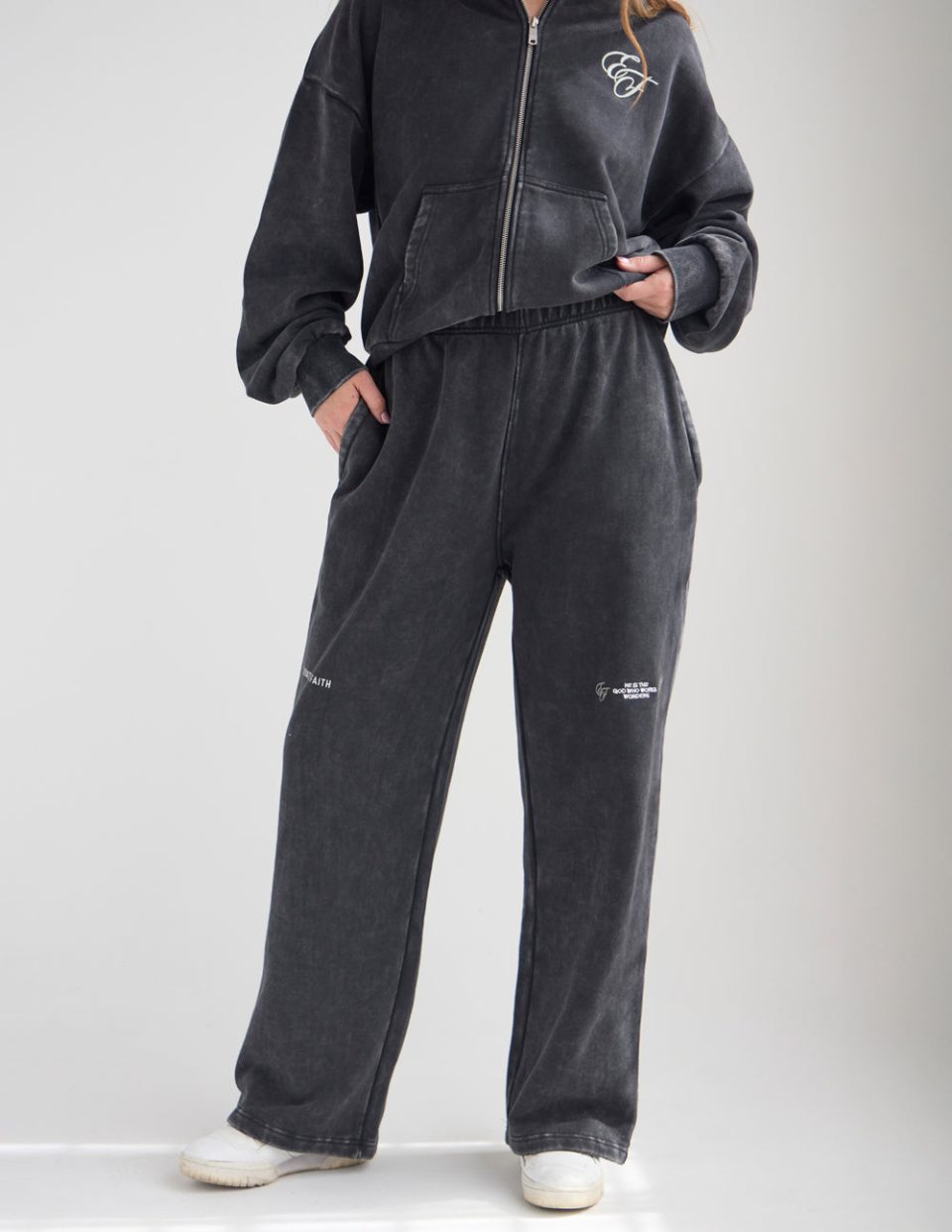 God of Miracles Wide Leg Sweatpant