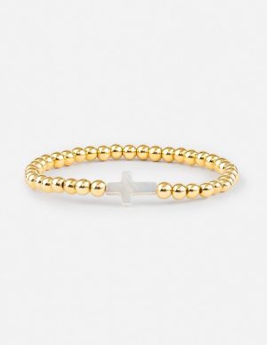 Gold Cross Bracelet