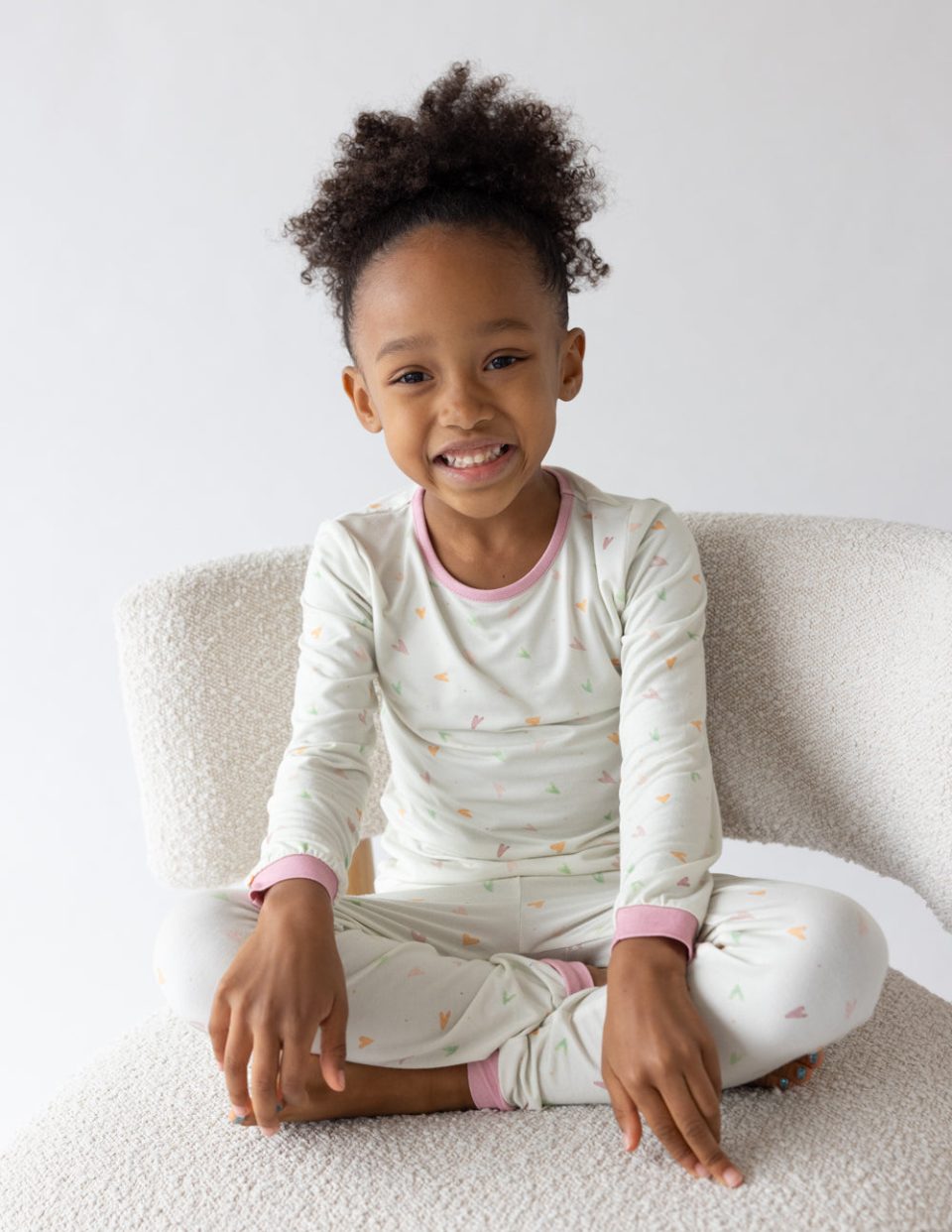 Heart Bamboo Kids Pajama Set