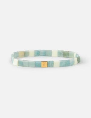 Logo Tile Letter Bracelet