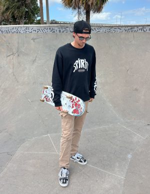 Spirit Is Moving LS Heavyweight Tee