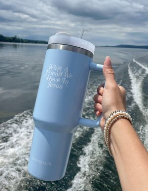 What a Friend in Jesus 40 oz Tumbler